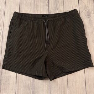 Rails Brand La Brea Men's Swim Shorts Seersucker Size XL Summer